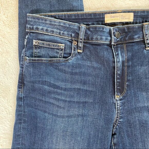 Gap 1969 Midrise Curvy True Skinny 33 Tall Jeans. NWT. - Picture 4 of 8